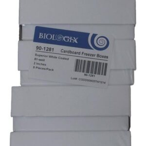 Cryo box 81 Place Superior Cardboard with Grid White Box 2 inches Pack of 5