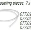 (suction pump Vario18) TUBING, silicone ?7-12mm, 1m 077.0901