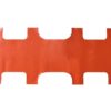 (Stretcher, foldable 4,  Alu.) SPARE CANVASS, Orange PVC