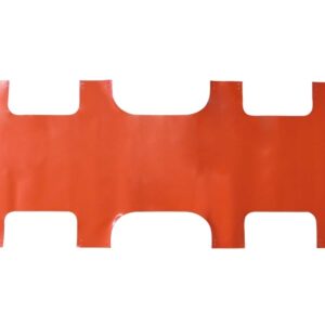 (Stretcher, foldable 4,  Alu.) SPARE CANVASS, Orange PVC