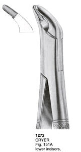 Extracting Forceps American Pattern Lower Incisors Premolars Roots