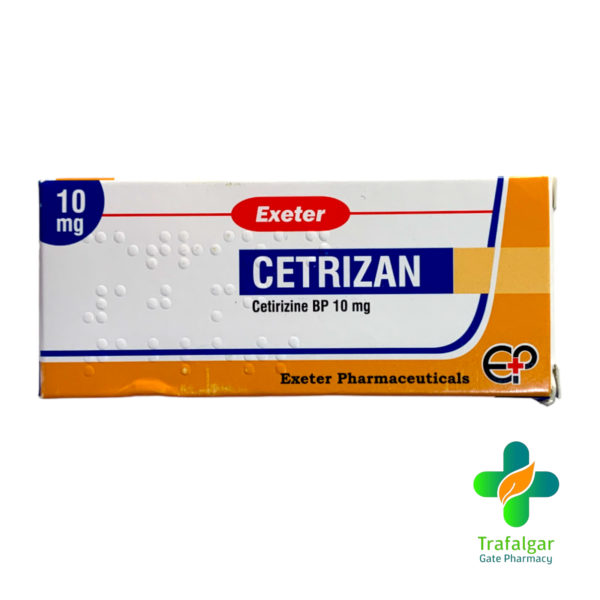 CETRIZAN CETIRIZINE 10MG TABS 20?S