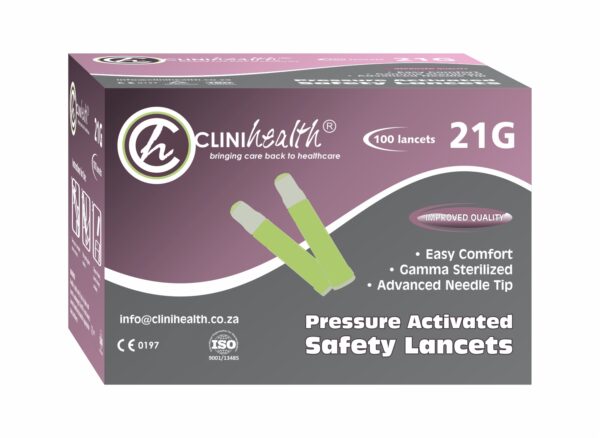 Lancets Safety 21G CliniHealth ? 100s