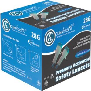 Lancets Safety 28G CliniHealth ? 100s