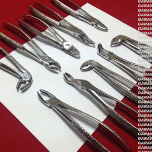 Dental Extracting Forceps Set of 10 Pcs In Kit