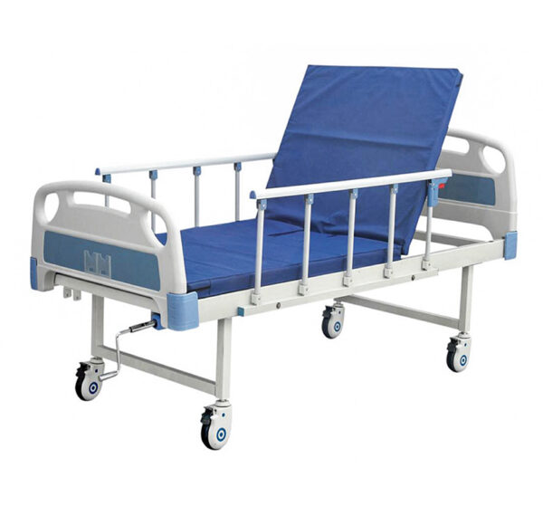2 cranks adjustable medical bed + Mattress