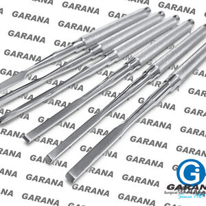 Dental Bone Chisels Set of 6 Pieces (GARDNER # 1, # 2, # 5, # 5R, WAKEFIELD # 1W, # 2W)
