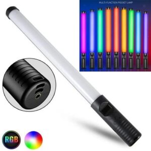 Handheld RGB Stick Light LED Tube Light 3200K-5500K Videos