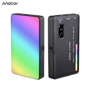 Andoer LED Video Light Rechargeable Photography Fill Light W140 RGB
