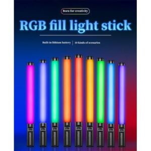 Handheld RGB LED Tube Light 3200K-5500K - Photography Videos