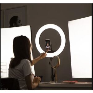 Automatic Led Ringlight With Stand And Phone/camera  Holder