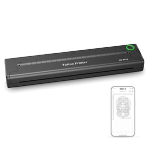 BT Connection Tattoos Printer Mobilephone APP One-click