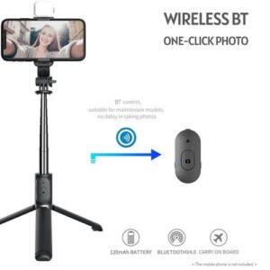 Multifunctional Wireless BT Selfie Stick For Phone Handheld