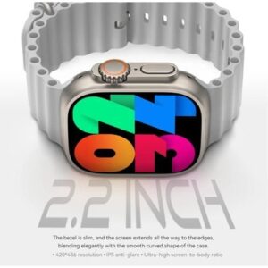 Android Watch Sim Card Slot Wifi Camera Smart Watch HK Ultra 1 With GPS, NFC, AMOLED HD Screen Display (2gb RAM + 32gb ROM) - All Phones