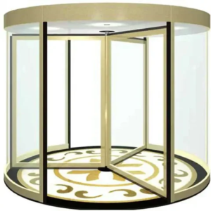 Automatic intelligent revolving door