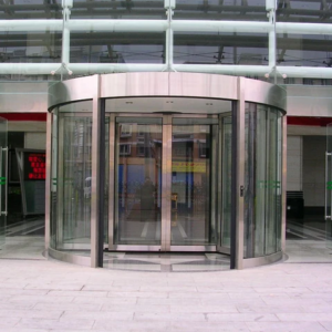 Automatic revolving door