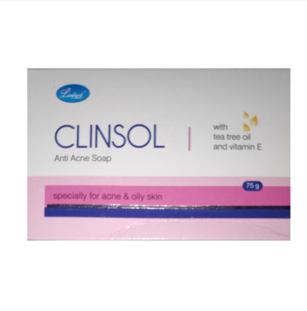 CLINSOL ANTI ACNE SOAP (75g) LEEFORD HEALTHCARE