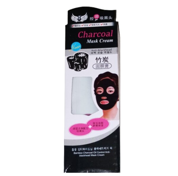 CHARCOAL MASK CREAM ANTI BLACKHEADS (130g)