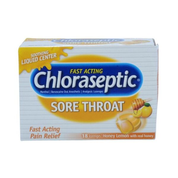 Chloraseptic Warming Honey & Lemon Lozenges 18?s