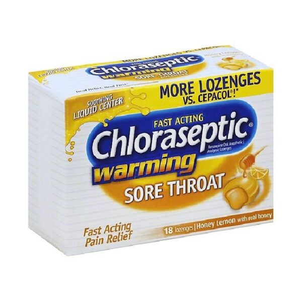 Chloraseptic Warming Honey+Lemon 18?s