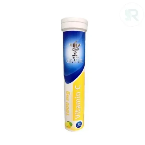 Dr. Vitt Vitamin C 1000Mg Lemon Effervescent 20 Tablets