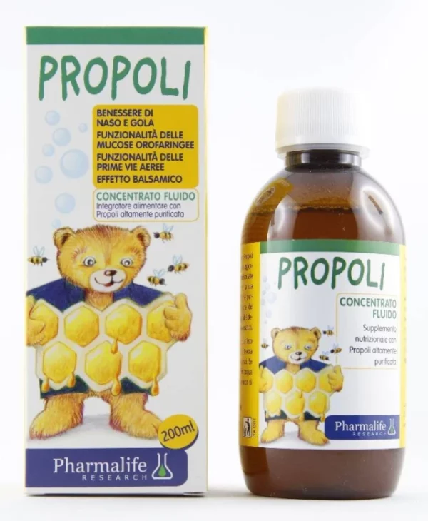 PHARMALIFE PROPOLI, SUPPORTS CHILDREN'S IMMUNE SYSTEM DURING WINTER. FROM 6m+ 200ML