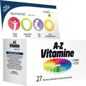 PharmaVital A-Z Vitamine - 27 Vitamins, Minerals And Trace Elements x 60 Tablets