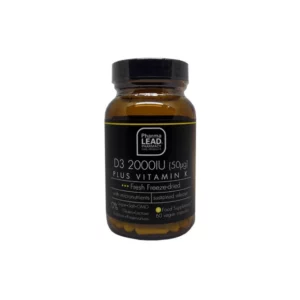Pharmalead D3 2000IU (50?g) Plus Vitamin K Vegan 60 Capsules