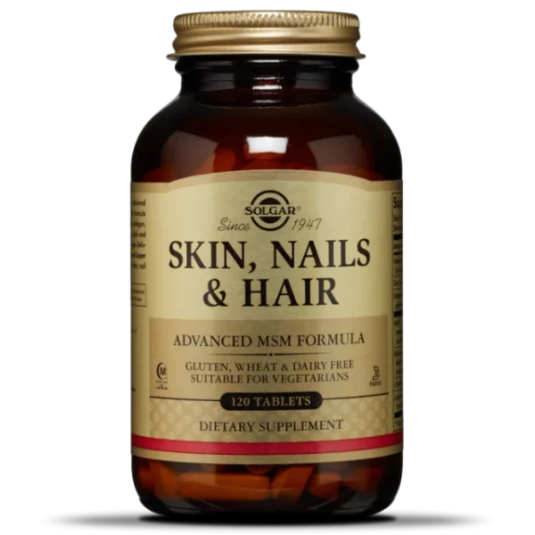 Solgar Skin, Nails & Hair, Advanced MSM Formula x 120 Tablets