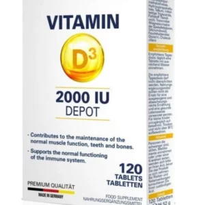 PharmaVital Vegan Vitamin D3 2000iu x 120 Tablets