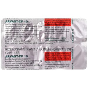 ARVAST CF 10MG CAP 10`S