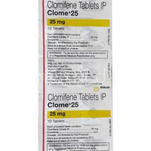 CLOME 25MG TAB 10`S