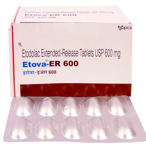 ETOVA ER 600MG TAB 10`S