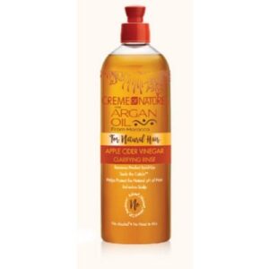 CREME OF NATURE ARGAN OIL APPLE CIDER VINEGAR CLARIFYING RINSE