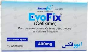 Evofix Tablet (Cefixime) | Expires 8/27
