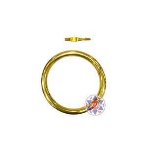 Bull Nose Ring Brass ? Medium (3?)