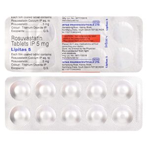 LIPITAS 5MG TAB 10`S
