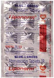 LIPONORM 40MG TABLETS 15?S
