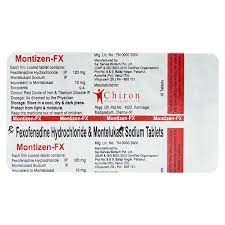 MONTIZEN FX STRIP OF 10 TABLETS
