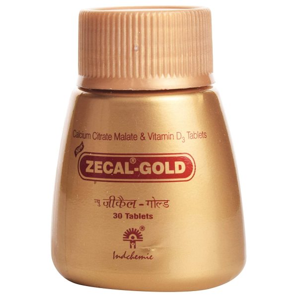 ZECAL GOLD TAB 30`S
