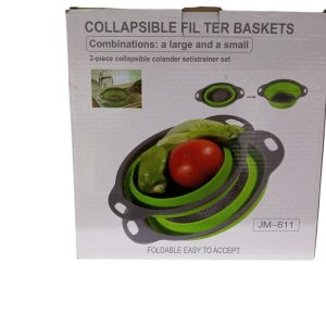 Collapsible filter basket