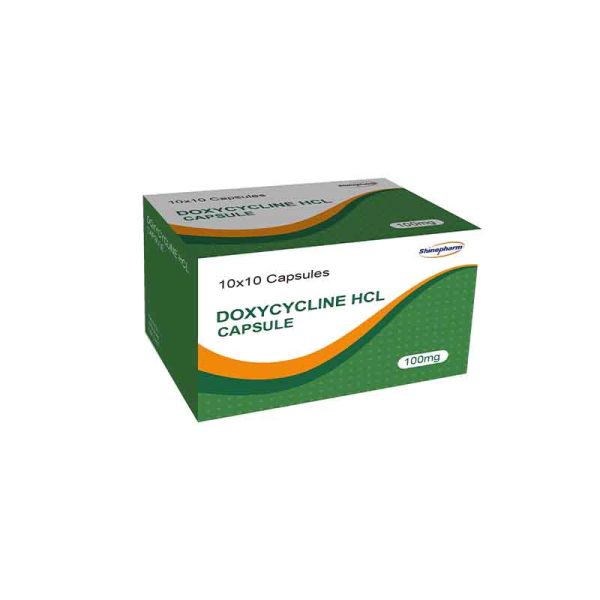 Doxycycline 100Mg X 8 Capsules