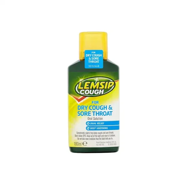 Lemsip Dry Cough And Sore Throat Syrup