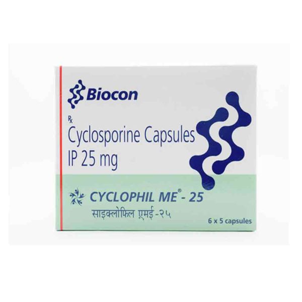 CYCLOPHIL ME 25MG CAPSULE