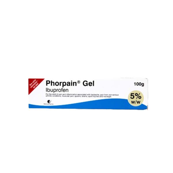 Phorpain Ibuprofen 5% Gel 100G