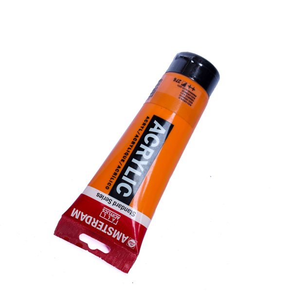 120ml Amsterdam Acrylic Paint ? Azo Orange