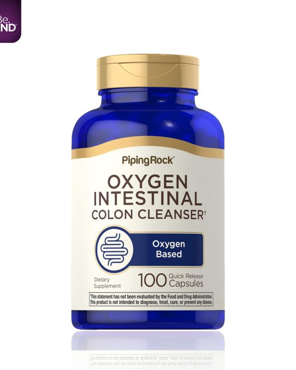 Piping Rock Colon Cleanse | 100 Capsules | Oxygen Intestinal Cleanser | Oxy-Tone Supplement | Non-GMO, Gluten Free