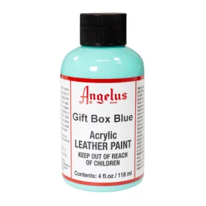 118ml Angelus Acrylic Leather Paint | Gift Box Blue