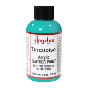 118ml Angelus Acrylic Leather Paint | Turquoise