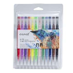 12pcs Corot Dual Tip Brush Pen Set